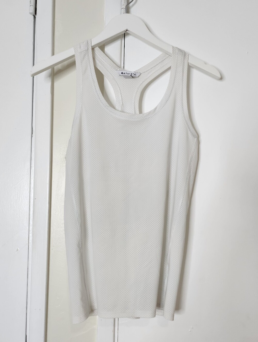 Athleta‎ White Racerback Tank Top